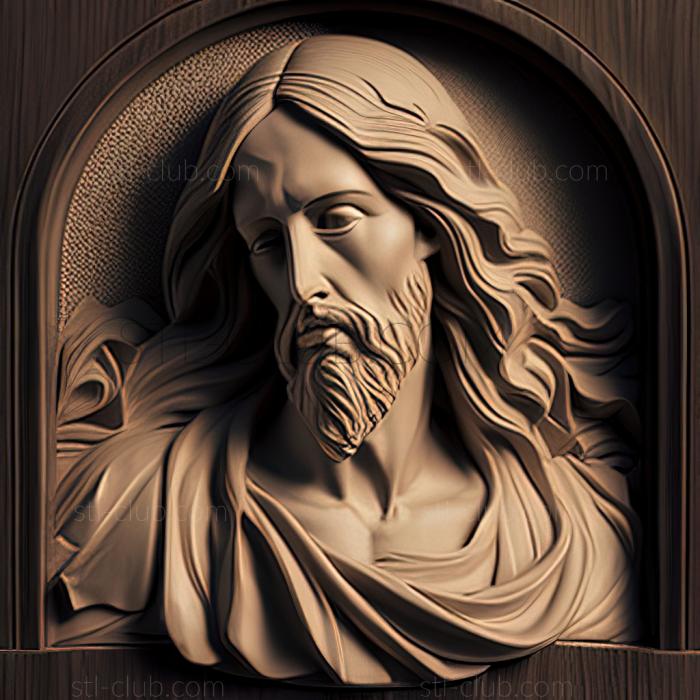 3D model st jesus (STL)